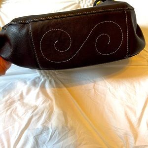 Brighton shoulder bag. Excellent condition. Dark brown leather
